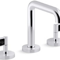 Vòi chậu rửa mặt 3 chân thân cao vàng Kallista P24492-NM-BAF