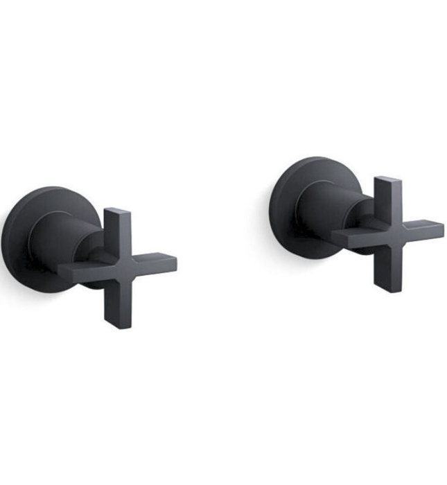 Tay cầm vòi bồn tắm màu Nickel Kallista P24508-CR-BN