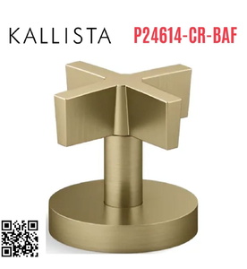 Tay gạt chuyển hướng gắn bồn vàng Kallista P24614-CR-BAF