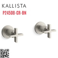 Tay cầm vòi bồn tắm màu Nickel Kallista P24508-CR-BN