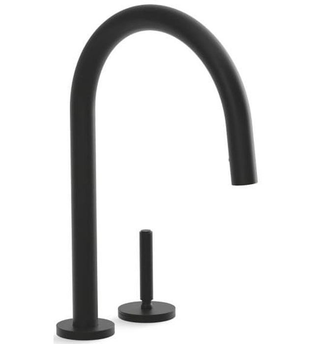 Vòi chậu rửa bát dây rút màu Nickel Kallista P25200-00-AD