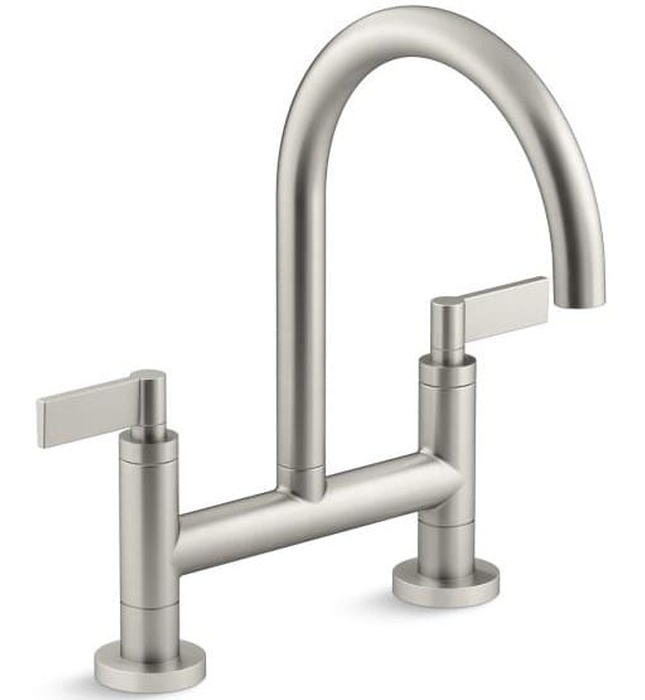 Vòi chậu rửa bát nóng lạnh Nickel Kallista P25202-LV-AD