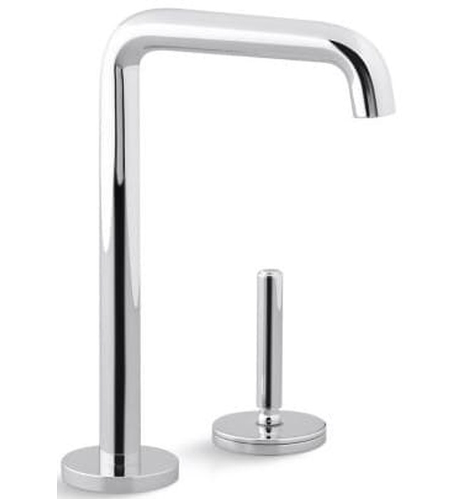 Vòi chậu rửa bát lạnh màu đen Kallista P25205-00-BL