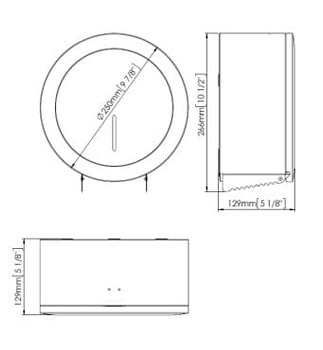 Lô treo giấy vệ sinh công nghiêp Mediclinics PR2783B