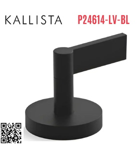 Tay gạt chuyển hướng gắn bồn màu đen Kallista P24614-LV-BL