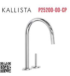 Vòi chậu rửa bát dây rút màu Chrome Kallista P25200-00-CP