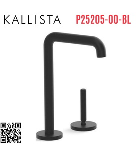 Vòi chậu rửa bát lạnh màu đen Kallista P25205-00-BL