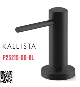 Lọ đựng xà phòng màu đen Kallista P25215-00-BL