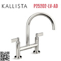 Vòi chậu rửa bát nóng lạnh Nickel Kallista P25202-LV-AD