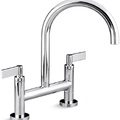 Vòi chậu rửa bát nóng lạnh Chrome Kallista P25202-LV-CP