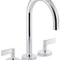 Vòi bồn tắm 3 chân cổ ngỗng Nickel Kallista P25520-LV-SN