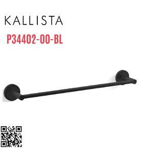 Thanh treo khăn đơn 18" màu đen Kallista P34402-00-BL