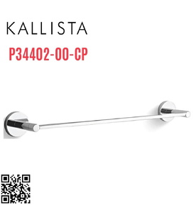 Thanh treo khăn đơn 18" màu Chrome Kallista P34402-00-CP