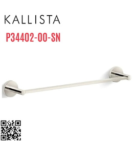 Thanh treo khăn đơn 18" màu Nickel Kallista P34402-00-SN