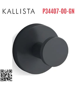 Móc treo tường đơn màu xanh đen Kallista P34407-00-GN