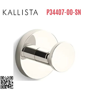 Móc treo tường đơn màu Nickel Kallista P34407-00-SN