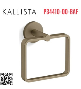 Vòng treo khăn màu vàng Kallista P34410-00-BAF