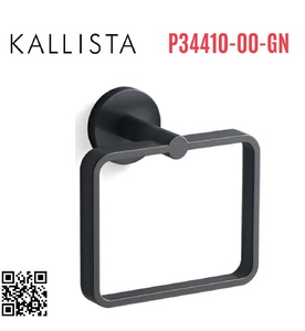 Vòng treo khăn màu xanh đen Kallista P34410-00-GN