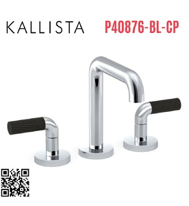 Vòi chậu rửa mặt 3 chân thân cao Chrome Kallista P40876-BL-CP