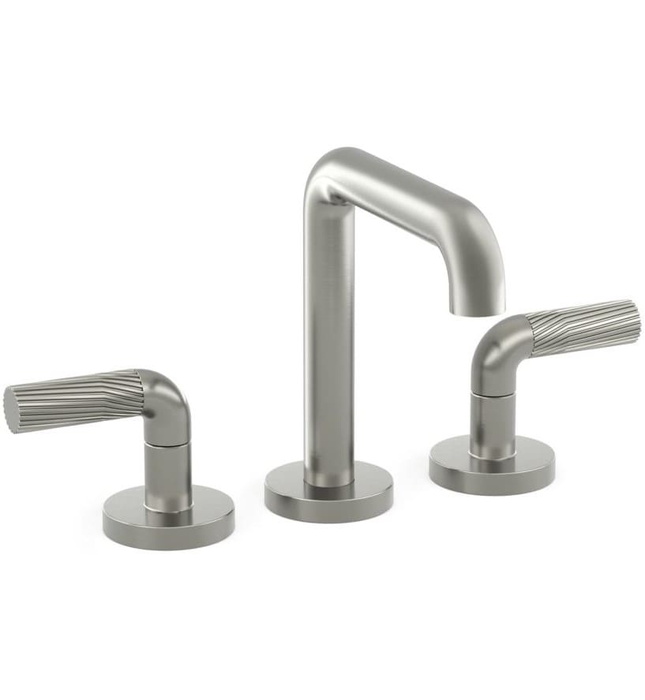 Vòi chậu rửa mặt 3 chân thân cao Nickel Kallista P40876-LV-SN