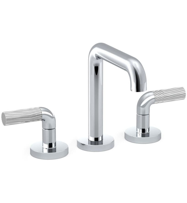 Vòi chậu rửa mặt 3 chân thân cao Nickel Kallista P40876-LV-BN