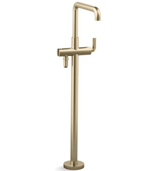 Vòi bồn tắm gắn sàn 1 lỗ nóng lạnh màu Chrome Kallista P40883-00-CP