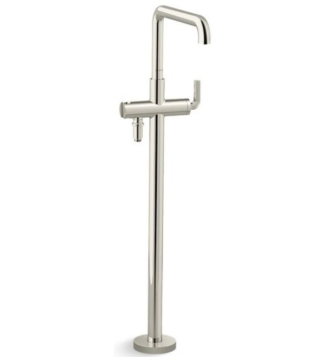 Vòi bồn tắm gắn sàn 1 lỗ nóng lạnh màu Nickel Kallista P40883-00-BN