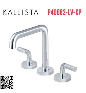 Vòi bồn tắm thân cao nóng lạnh Chrome Kallista P40882-LV-CP