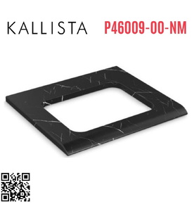 Mặt bàn đá lavabo cẩm thạch đen Kallista P46009-00-NM