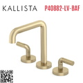 Vòi bồn tắm thân cao nóng lạnh vàng Kallista P40882-LV-BAF