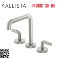 Vòi bồn tắm thân cao nóng lạnh Nickel Kallista P40882-SN-BN