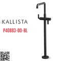 Vòi bồn tắm gắn sàn 1 lỗ nóng lạnh màu đen Kallista P40883-00-BL