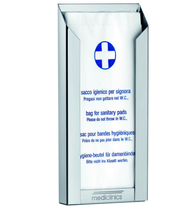 Hộp đựng túi vệ sinh làm bằng thép Mediclinics DBH100CS