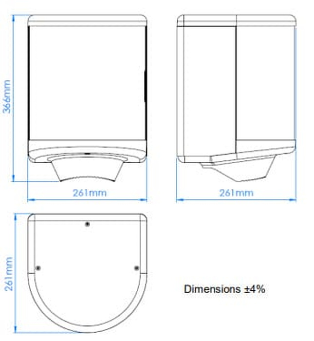 Hộp đựng khăn giấy Mediclinics DT0303