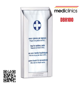 Hộp đựng túi vệ sinh làm bằng thép Mediclinics DBH100