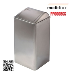 Thùng đựng rác có nắp đậy Mediclinics PP0065CS