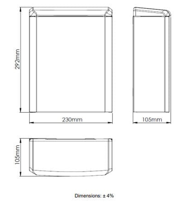 Thùng đựng rác có nắp 6L Mediclinics PP0006CS