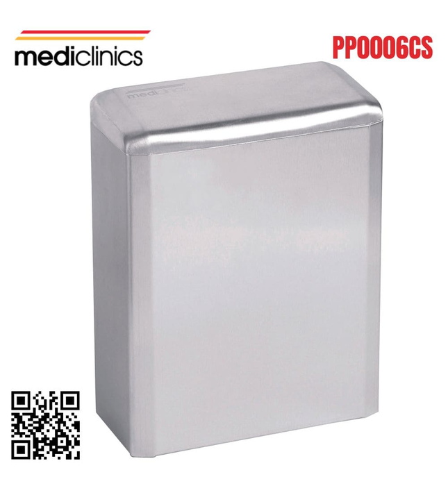 Thùng đựng rác có nắp 6L Mediclinics PP0006CS