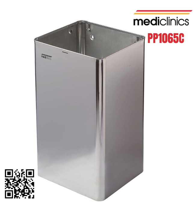Thùng đựng rác không có nắp đậy 65L Mediclinics PP1065C