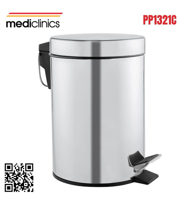 Thùng đựng rác thân tròn 20L Mediclinics PP1321C