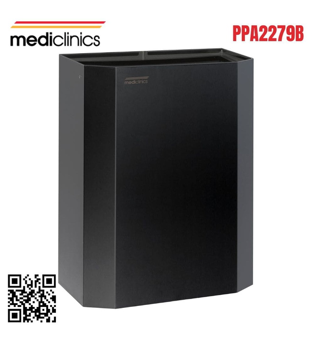 Thùng đựng rác dạng mở 25L Mediclinics PPA2279B