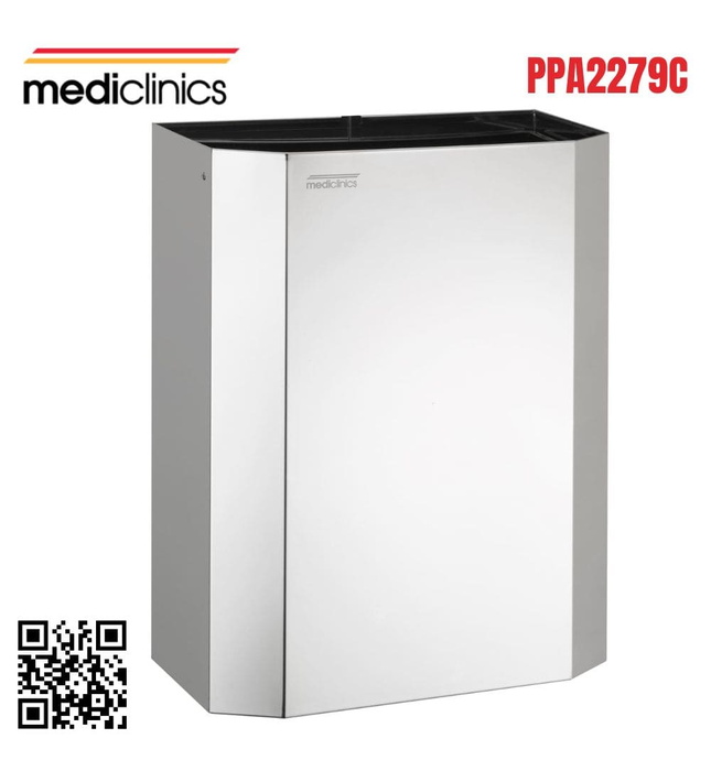 Thùng đựng rác dạng mở 25L Mediclinics PPA2279C