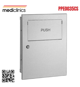 Thùng đựng rác âm tường 5.4L Mediclinics PPE0035CS