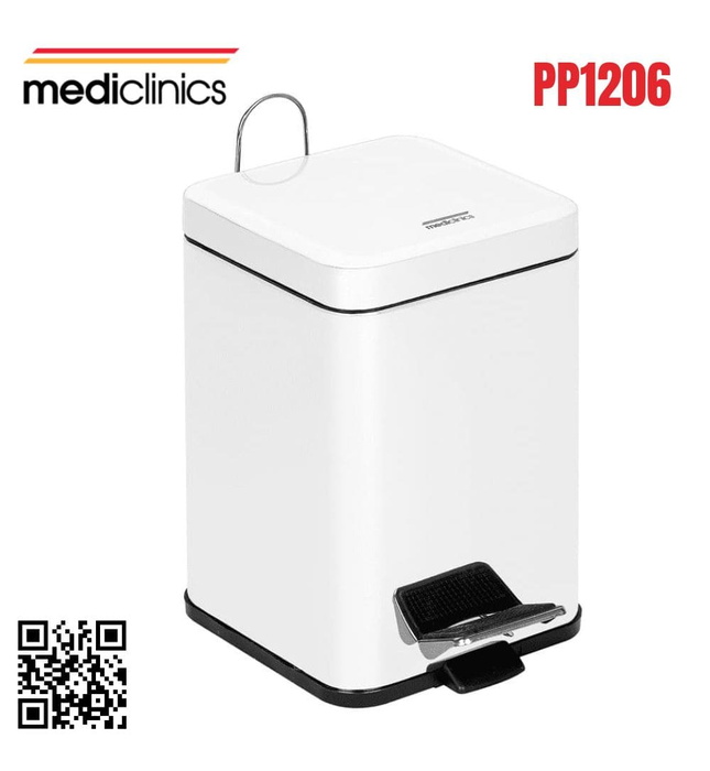 Thùng đựng rác vuông 6L Mediclinics PP1206