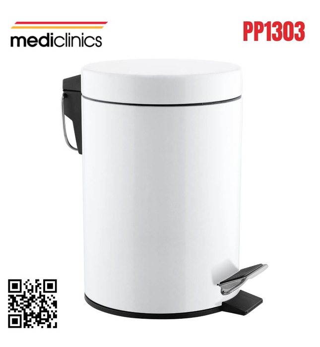 Thùng đựng rác thân tròn 3L Mediclinics PP1303