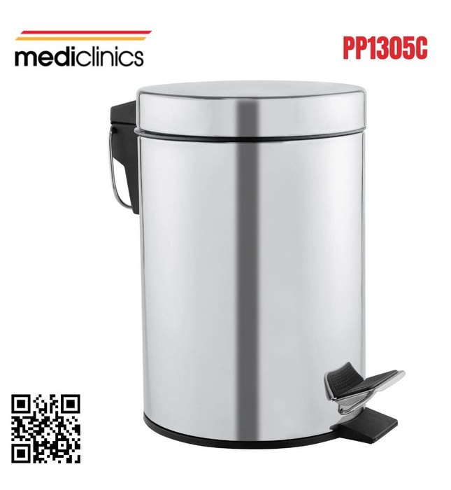 Thùng đựng rác thân tròn 5L Mediclinics PP1305C