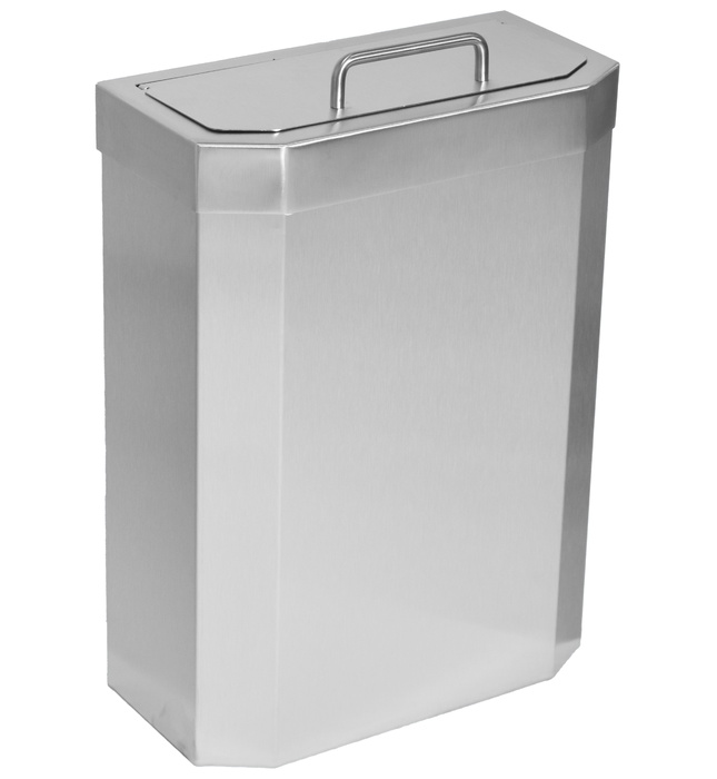 Thùng đựng rác nắp lật bằng tay 10L Mediclinics PPA4010CS