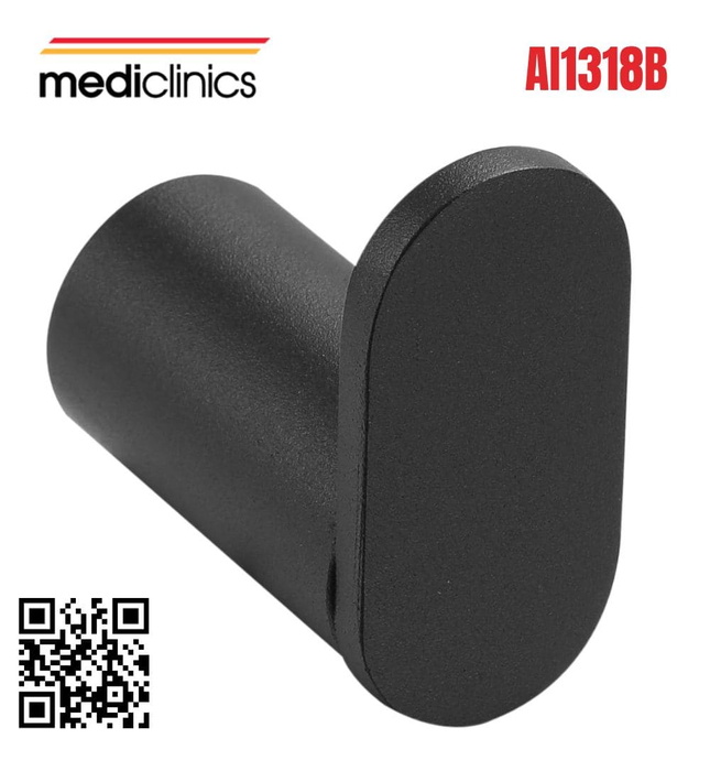 Móc treo áo màu đen Mediclinics AI1318B