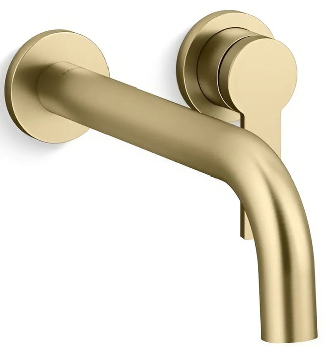 Vòi rửa mặt âm tường nóng lạnh đen Kallista P26613-00-BL