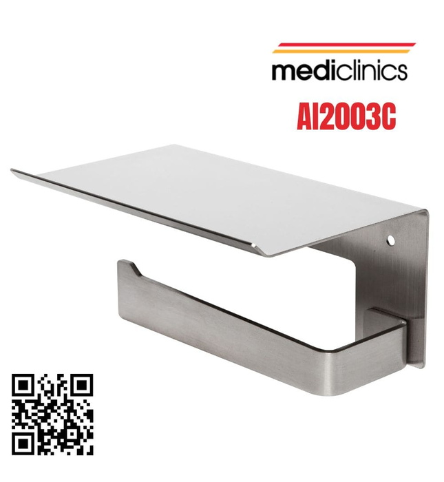 Giá đỡ cuộn giấy vệ sinh kèm kệ Mediclinics AI2003C